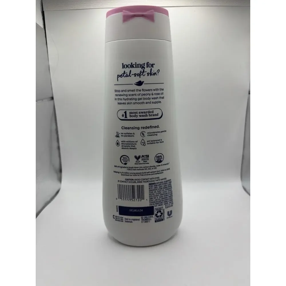 Dove Renew Body Wash, Peony + Rose Oil, 20 fl oz